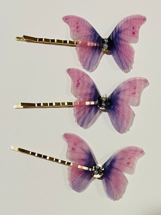 3PCS Butterfly Hair Pins